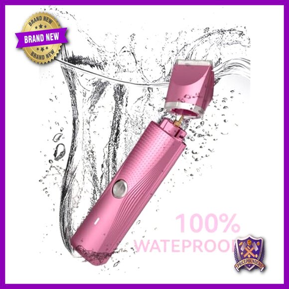 Electric Bikini Trimmer Shaver Waterproof Personal Grooming Kit 3-in-1 - Picture 6 of 6